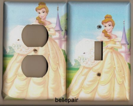 Disney's Belle Switchplate and Outlet Cover