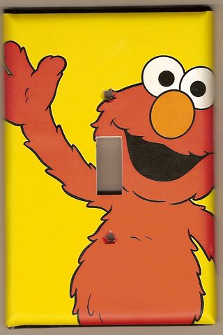 elmo wallpaper. Elmo Light Switch Plate