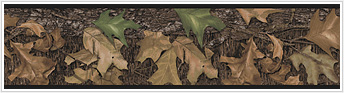 Lodge and Cabin Accessories camoflauge mossy oak camo camoflage wallpaper border 