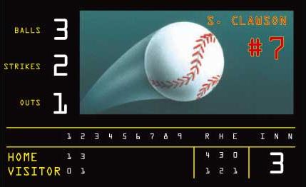 Baseball Stadium Score Board Wall Mural 5815042 title=
