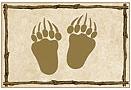 Wildlife bath rugs tub mat