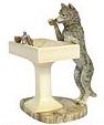 Wildlife bathroom toothbrush holder