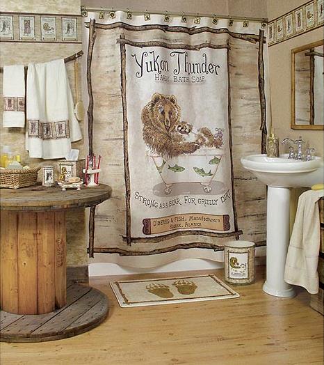 Lodge and Cabin Home >> Wildlife Decor >> Bathroom Accessories Gallery