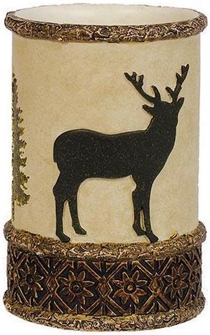 Moose Cabin  bathroom Cup Tumbler