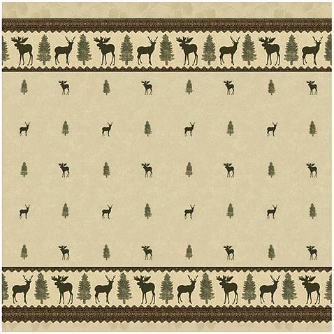 Moose Cabin  bathroom Shower Curtain