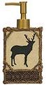 Moose Cabin bathroom lotion soap dispenser