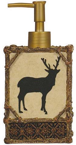 Moose Cabin  bathroom Soap/Lotion Dispenser Pump