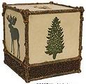 Moose Cabin bathroom tissue box holder