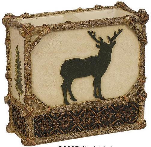 Moose Cabin  bathroom Toothbrush Holder