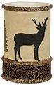 Moose Cabin bathroom wall cup tumbler