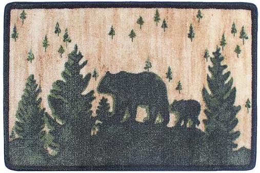 Moose Lodge  bathroom Bathroom Rug