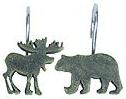 Moose Lodge shower curtain hooks