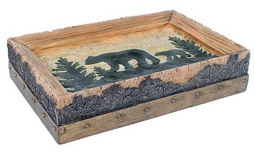 Moose Lodge bathroom soap dish