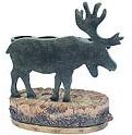 Moose Lodge bathroom toothbrush holder
