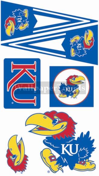 KU University of Kansas Jayhawks Wall Decals