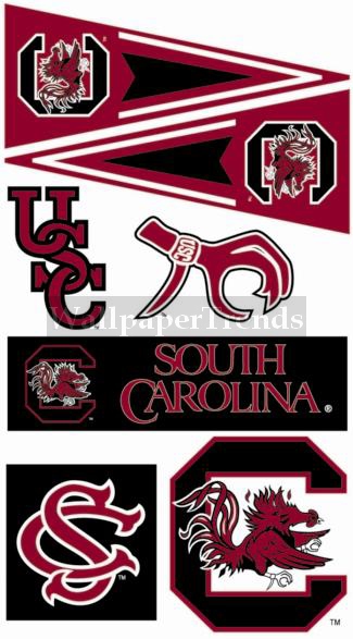 University of South Carolina Gamecocks Wall Decals