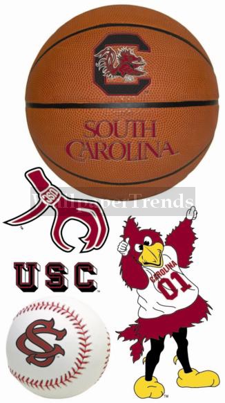 University of South Carolina Gamecocks Wall Decals