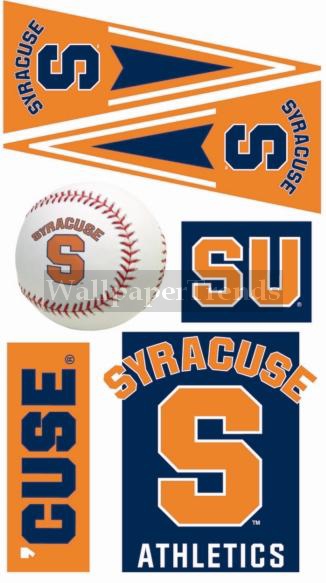 SU Syracuse University Orange Wall Decals