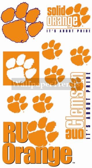 CU Clemsen University Tigers Wall Decals