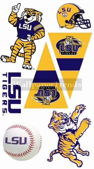 LSU Lousiana State University Fighting Tigers Wall Decals