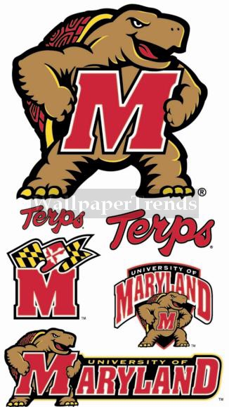 UM University of Maryland Terapins Wall Decals