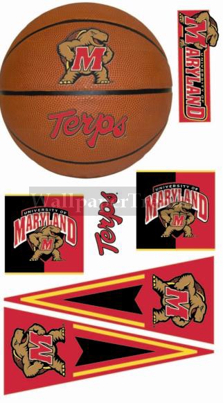 UM University of Maryland Terapins Wall Decals