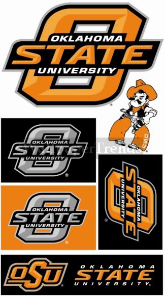 OSU Oklahoma State University Cowboys Wall Decals