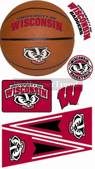 UW University of Wisconsin Badgers Wall Decals