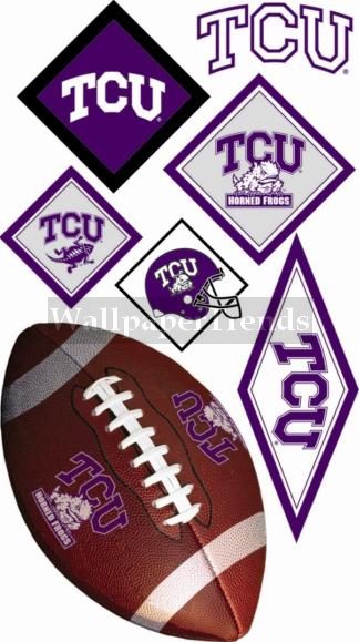 TCU Texas Christian University Horned Frogs Wall Decals
