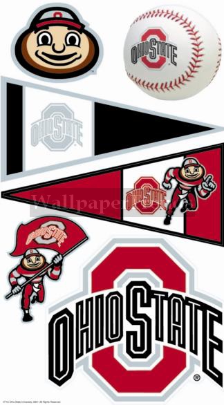 OSU Ohio State University Buckeyes Wall Decals