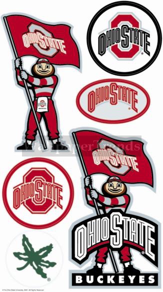 OSU Ohio State University Buckeyes Wall Decals