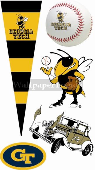 GT Georgia Tech Yellow Jackets Wall Decals