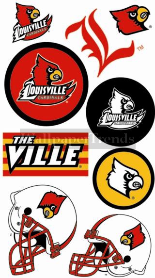 UL University of Louisville Cardinals Wall Decals