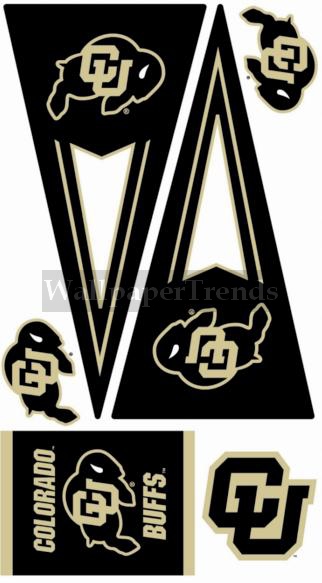 CU Colorado University Buffaloes Wall Decals