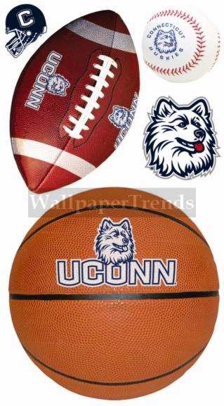 UC University of Connecticut Huskies Wall Decals