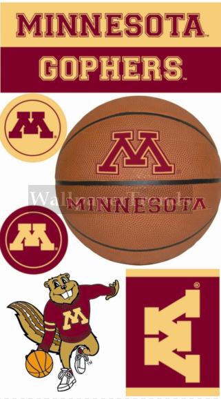 University of Minnesota Gophers Wall Decals