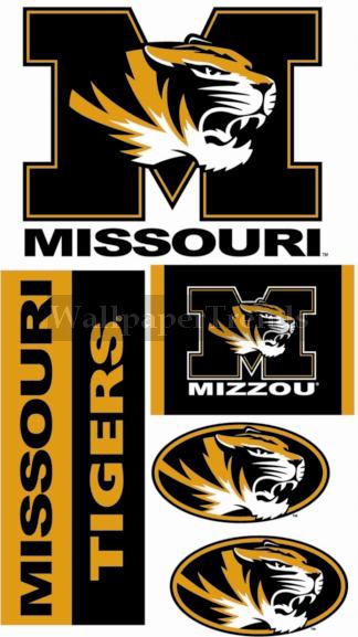 University of Missouri Tigers Mizzo Wall Decals
