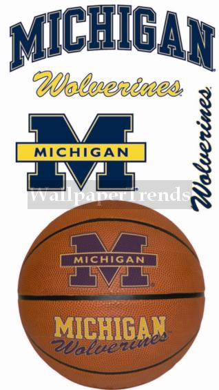 UM University of Michigan Wolverines Wall Decals