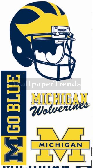 UM University of Michigan Wolverines Wall Decals