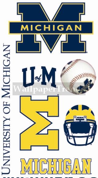 UM University of Michigan Wolverines Wall Decals