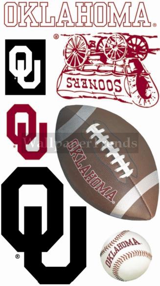 OU Oklahoma University Sooners Wall Decals