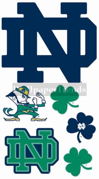 ND Notre Dame Fighting Irish Wall Decals