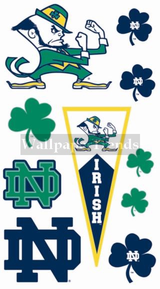 ND Notre Dame Fighting Irish Wall Decals