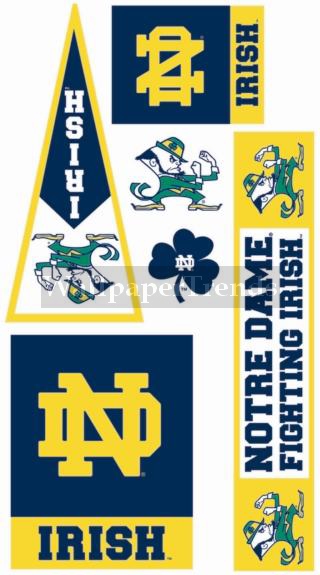 ND Notre Dame Fighting Irish Wall Decals