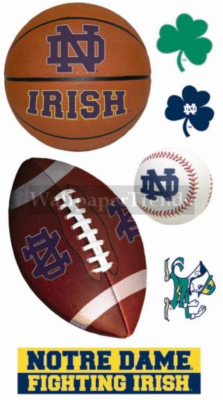 ND Notre Dame Fighting Irish Wall Decals