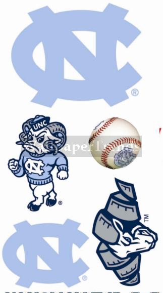 UNC University of North Carolina Tar Heels Wall Decals