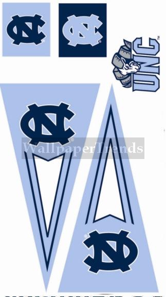 UNC University of North Carolina Tar Heels Wall Decals