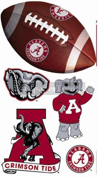 UA University of Alabama Crimson Tide Wall Decals