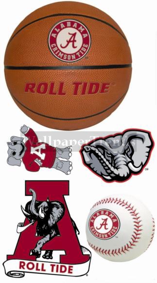 UA University of Alabama Crimson Tide Wall Decals