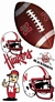 Nebraska Huskers Wall Decals 